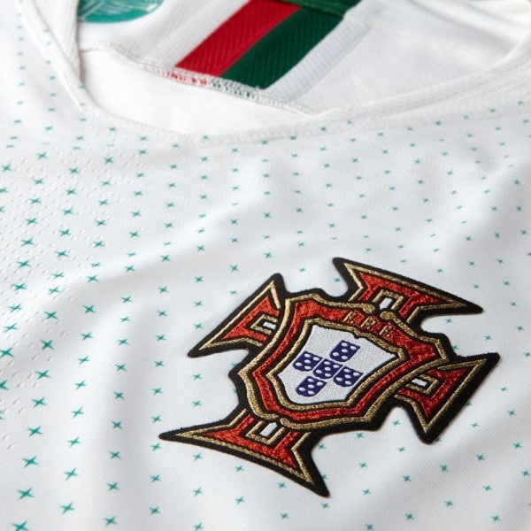Tailandia Camiseta Portugal Segunda 2018 Blanco